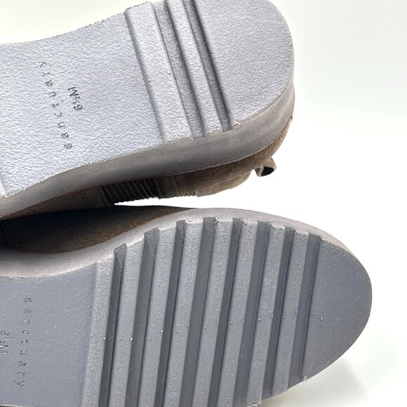 Sanctuary Womens Size 6.5 Engage Brown Suede Leather Wedge Ankle Boots Shoes - Picture 11 of 16